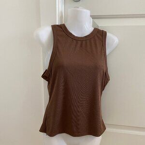 Brown Tank Top L Shein